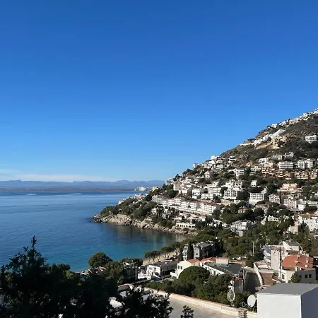 Preciosa Casa Con Piscina Desbordante Y Vistas Al Mar Appartement Roses